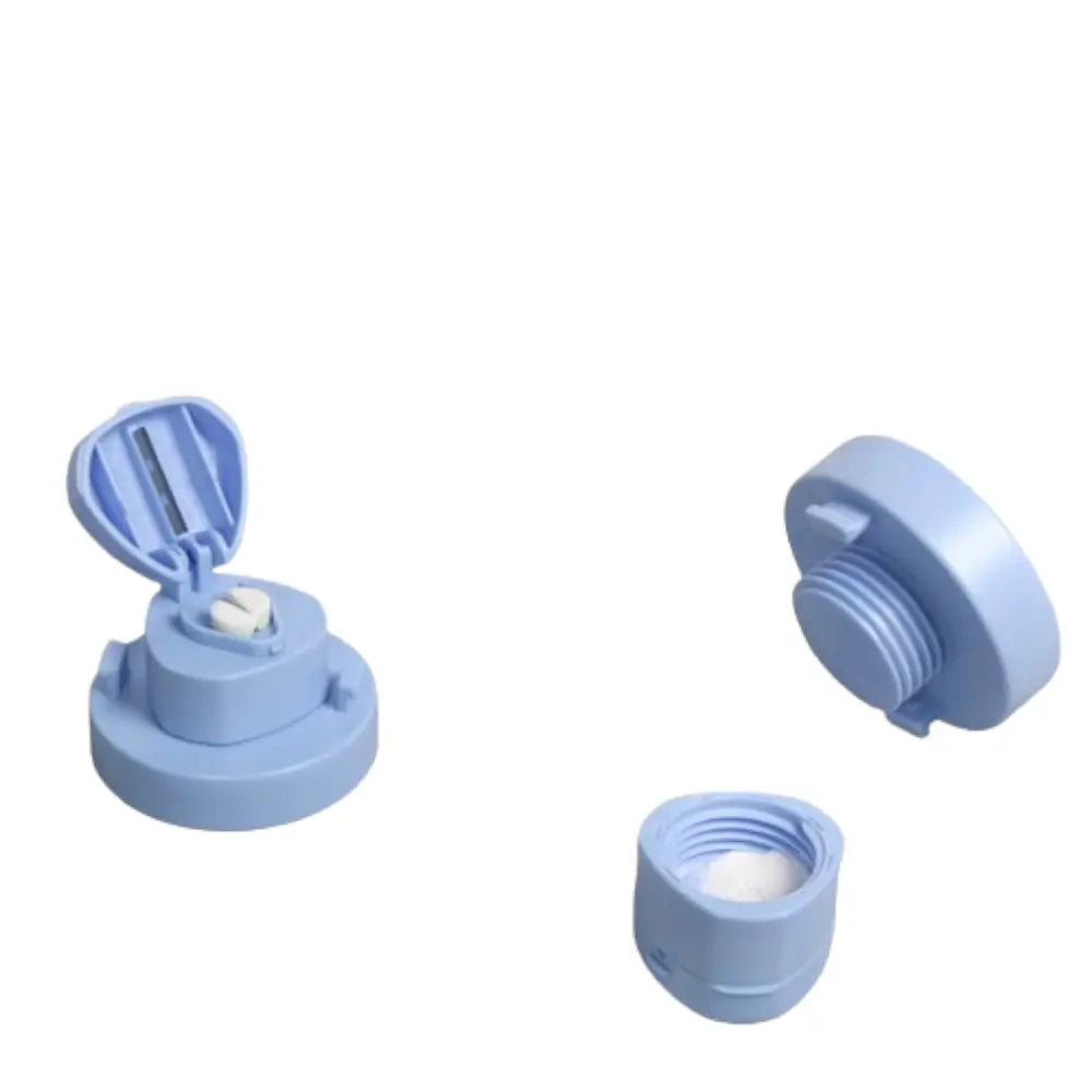 Portapillole 3 in 1 con scomparto per compresse e frantumatore