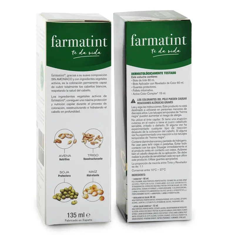 Farmatint 4N Castano Gel Colorante Permanente