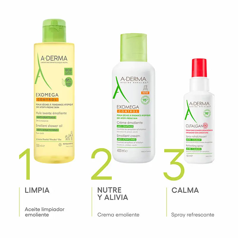 A-Derma Exomega Control Olio doccia emolliente 500 ml