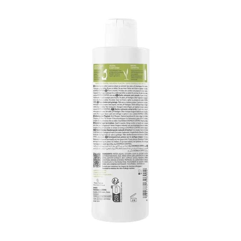 A-Derma Exomega Control Bagno lenitivo anti-prurito 200 ml