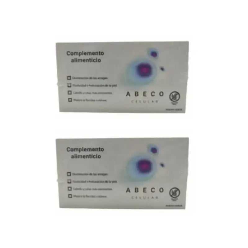 Collagene potabile Abeco, confezione da 2, 15 fiale X 30 Ml