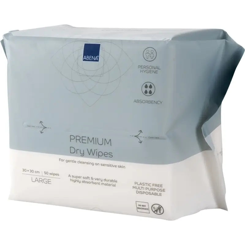 Abena Salviette secche multiuso Premium 30x30 cm, 50 pezzi