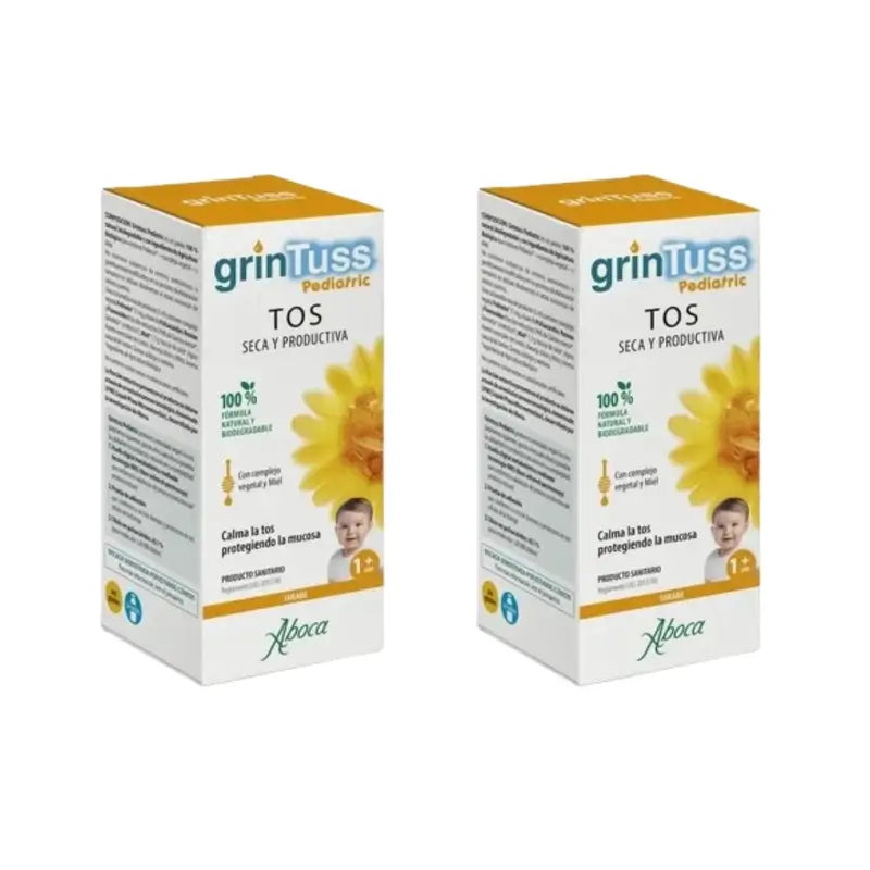 Aboca Grintuss Sciroppo Pediatrico, 2x180 gr