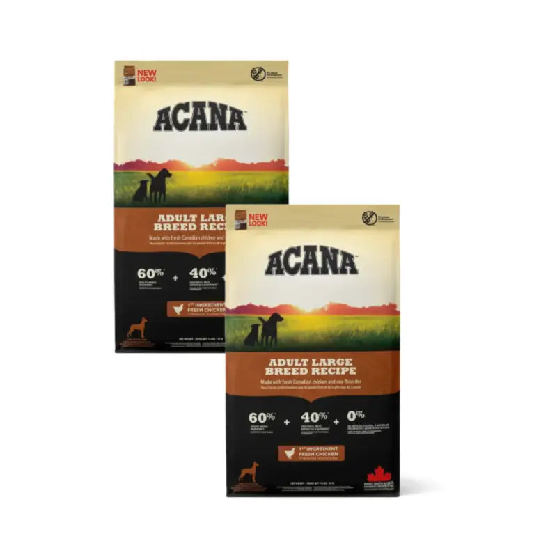 Acana Canine Adult Heritage Razze di grossa taglia Confezione da 2 x 11,4 kg - mangime per cani
