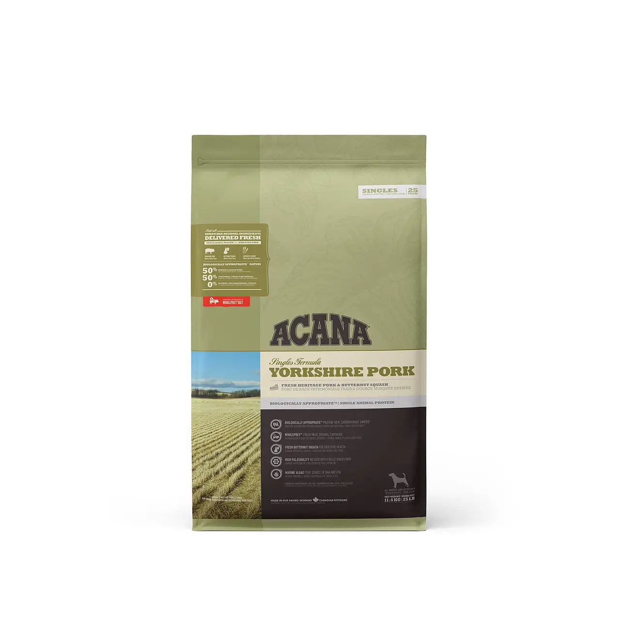 Acana Canine Adult Singles Yorkshire Pork 11,4Kg pienso para perros