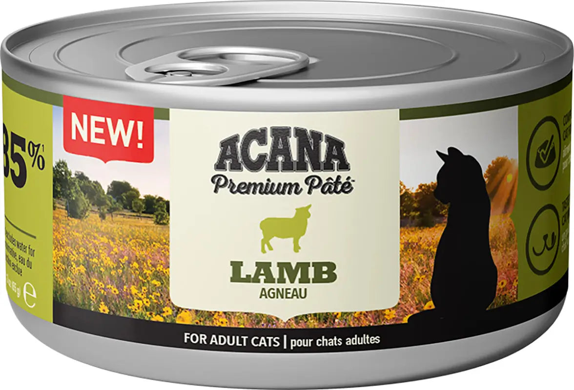 Acana Feline Premium Pate Lamb 24X85Grs cibo umido per gatti