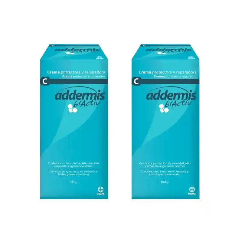 Addermis Biactiv Crema protettiva e riparatrice , 2X100 Gr