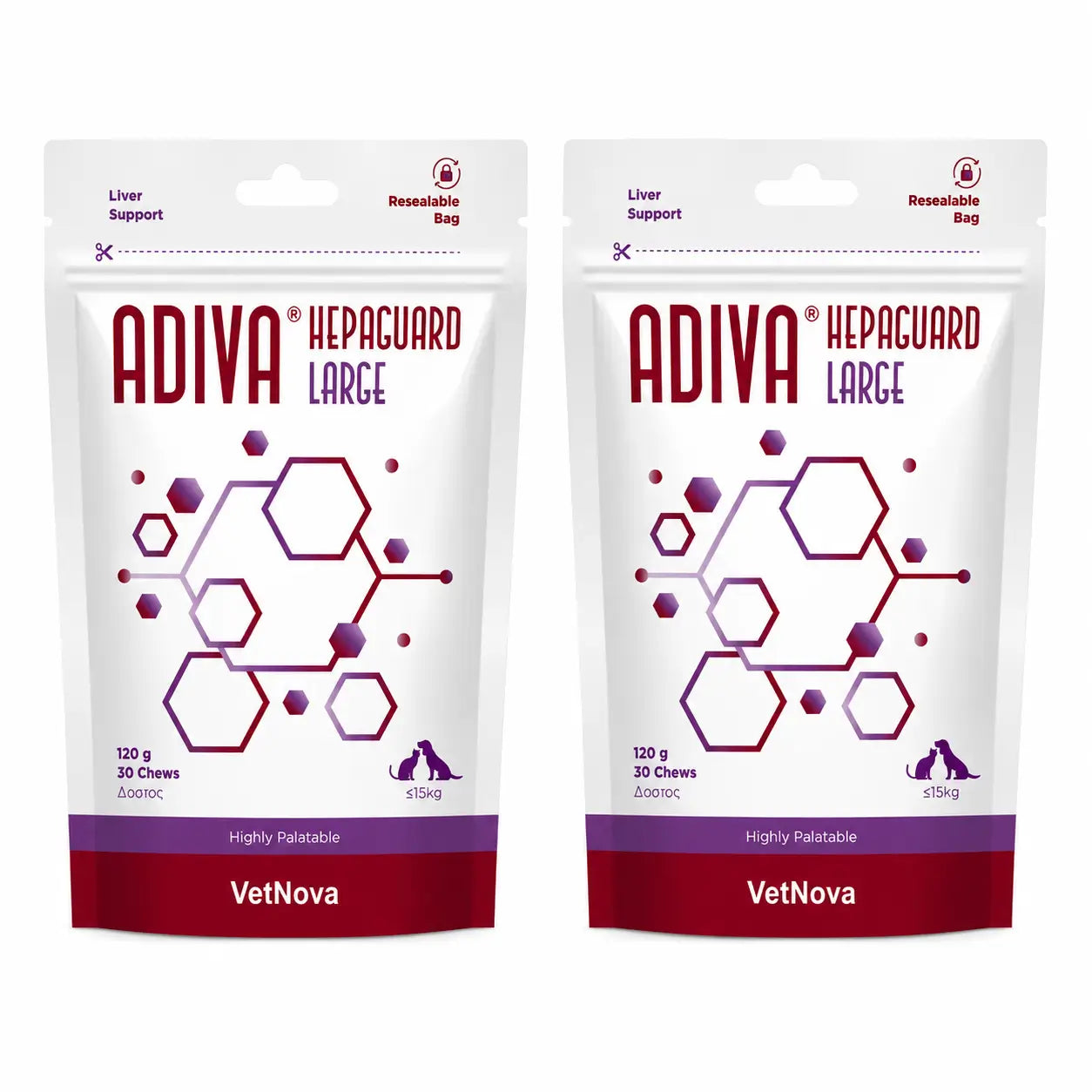 Adiva Adiva Hepaguard Large, 30 compresse , confezione da 2