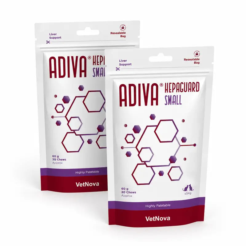 Adiva Hepaguard Confezione piccola 2 x 30 compresse masticabili