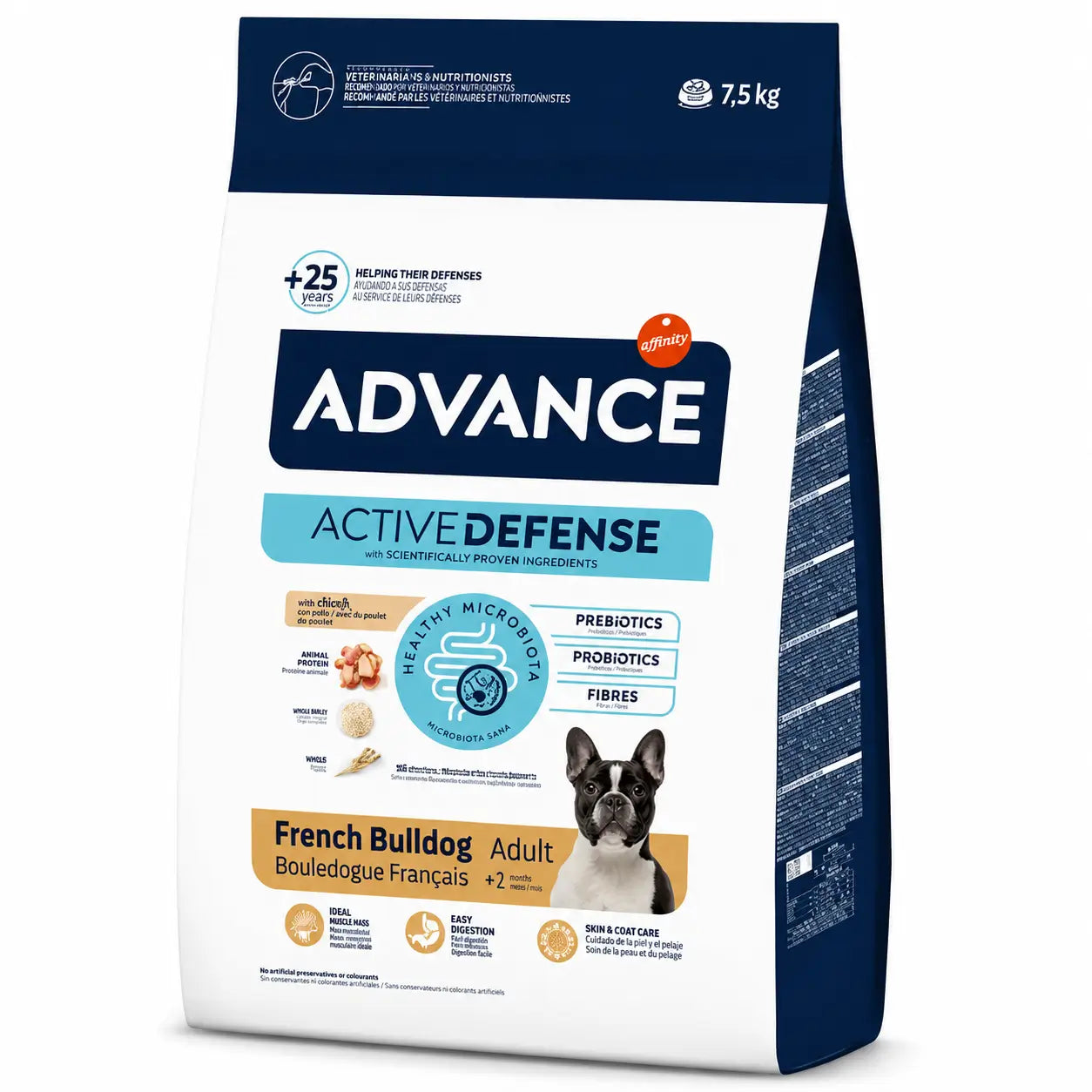Advance Canine Adult French Bulldog 7,5Kg, alimento per cani