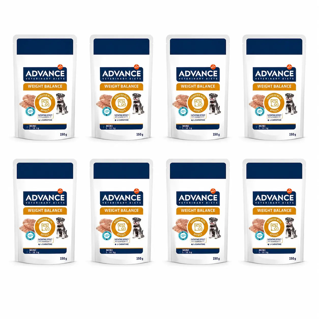 Advance Cibo umido Help Reduce Weight per cani di taglia mini, monodose, 8 x 150 g