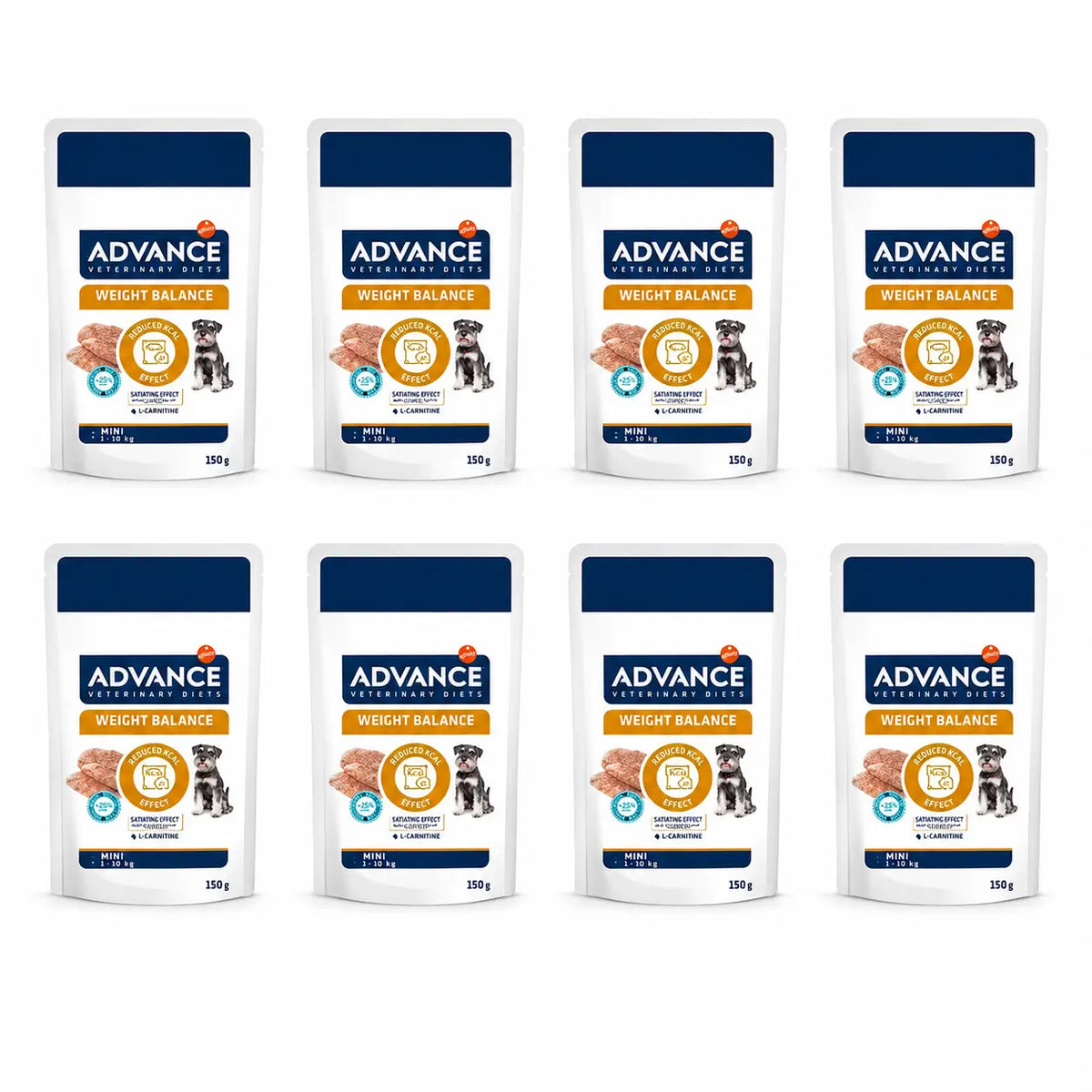 Advance Cibo umido Help Reduce Weight per cani di taglia mini, monodose, 8 x 150 g