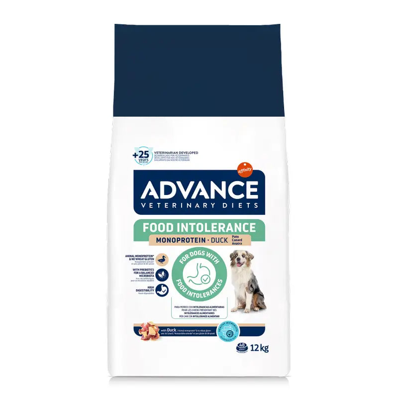 Advance Mangime per cani, al gusto di anatra, Superpremium, 12 kg