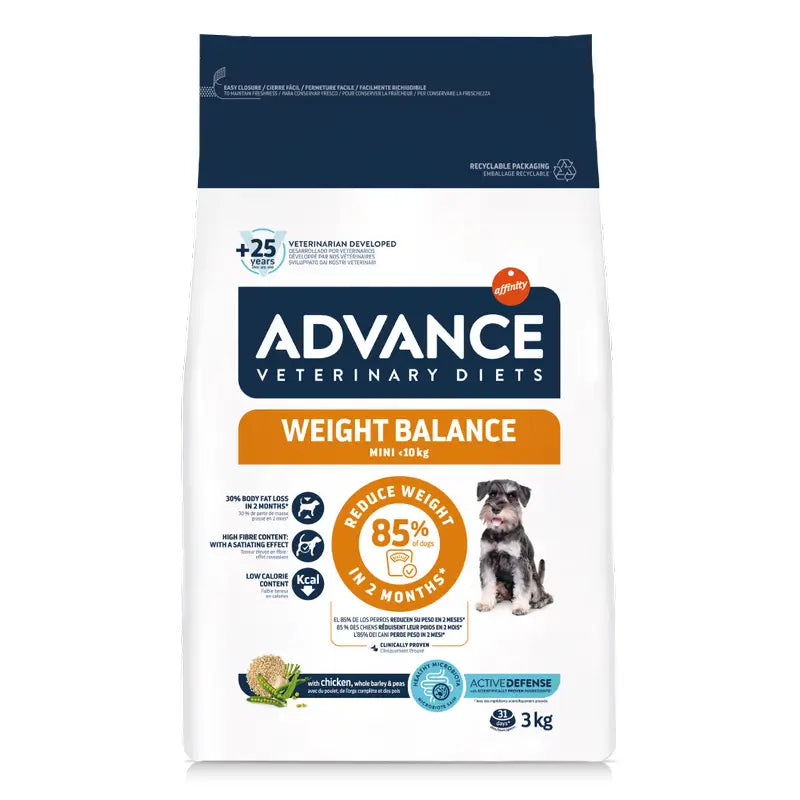 Advance Pienso Weight Balance per cani, Mini, Superpremium, 3 kg
