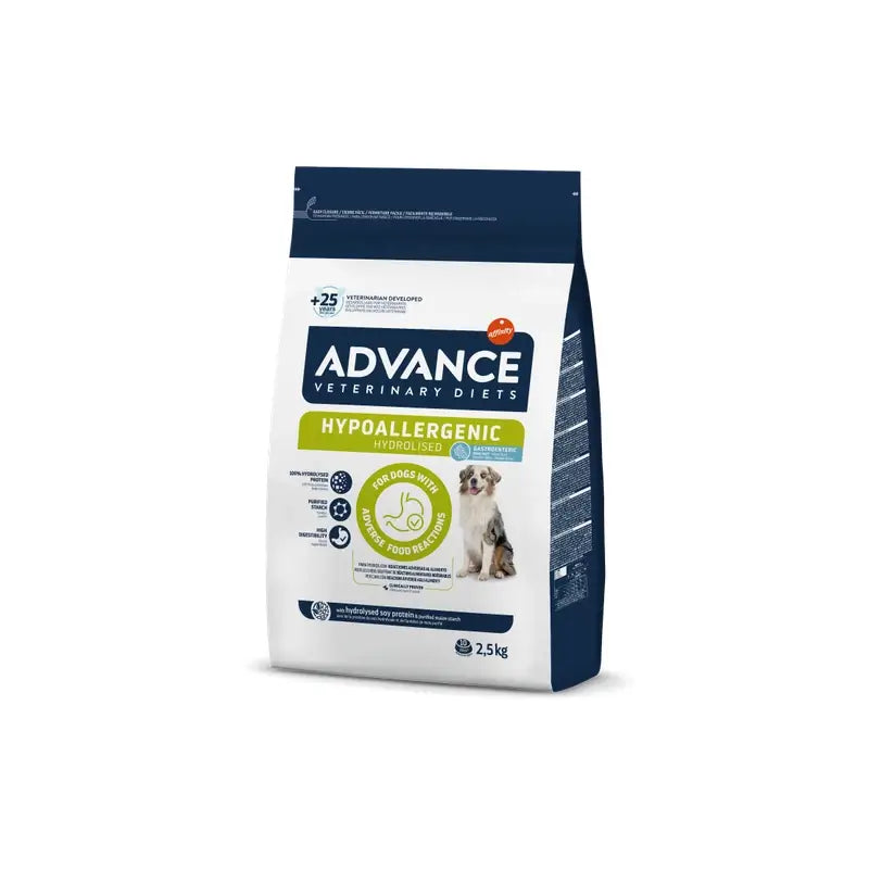 Advance Vet Canine Adult Hypoallergenic 2,5Kg, cibo per cani