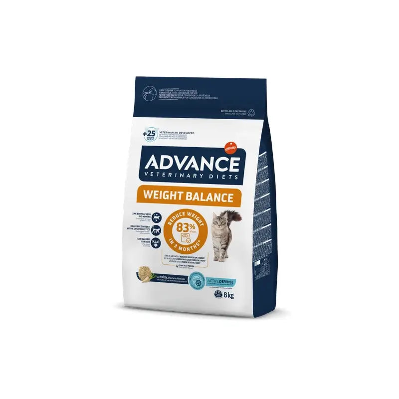 Advance Vet Feline Adult Weight Balance 8Kg, cibo per gatti