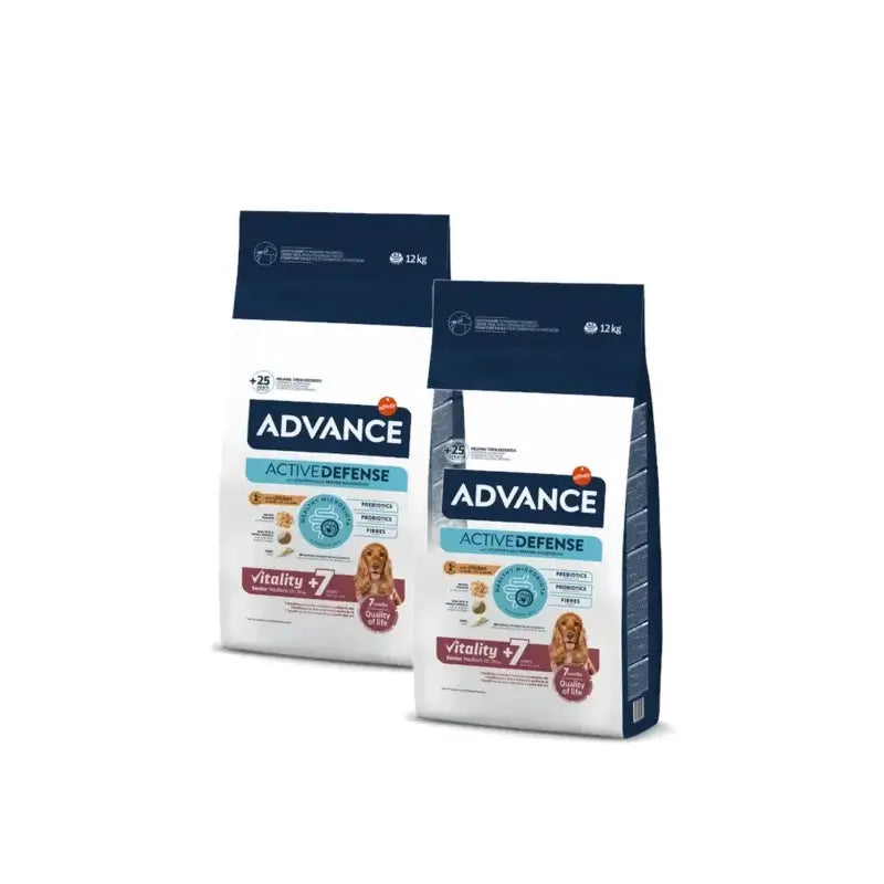 Advance Senior Medium +7 Pollo e riso, 12 kg