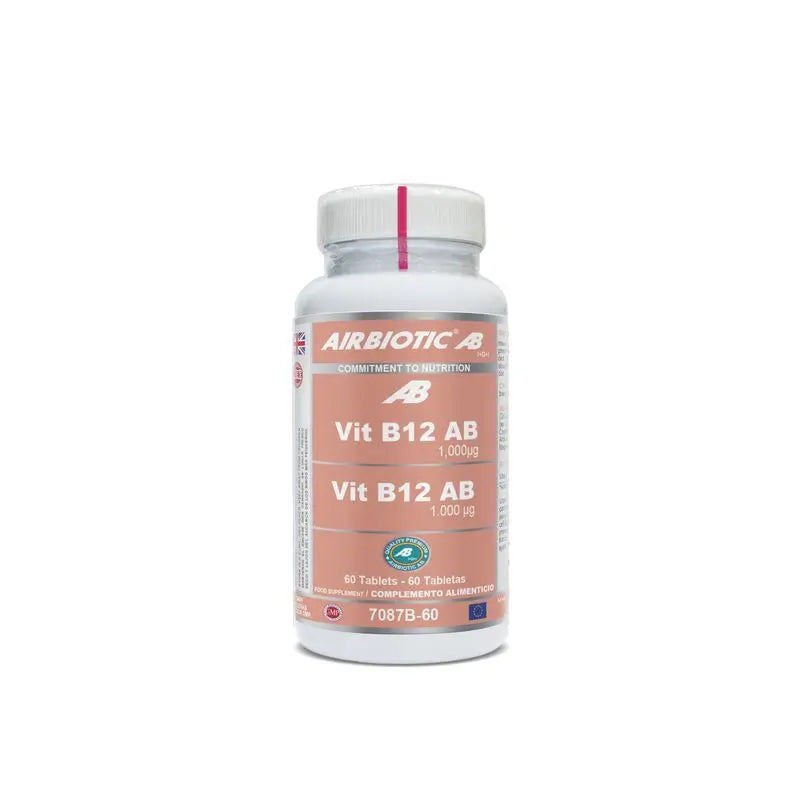 Airbiotic Vit B12 Ab , 60 tabletas