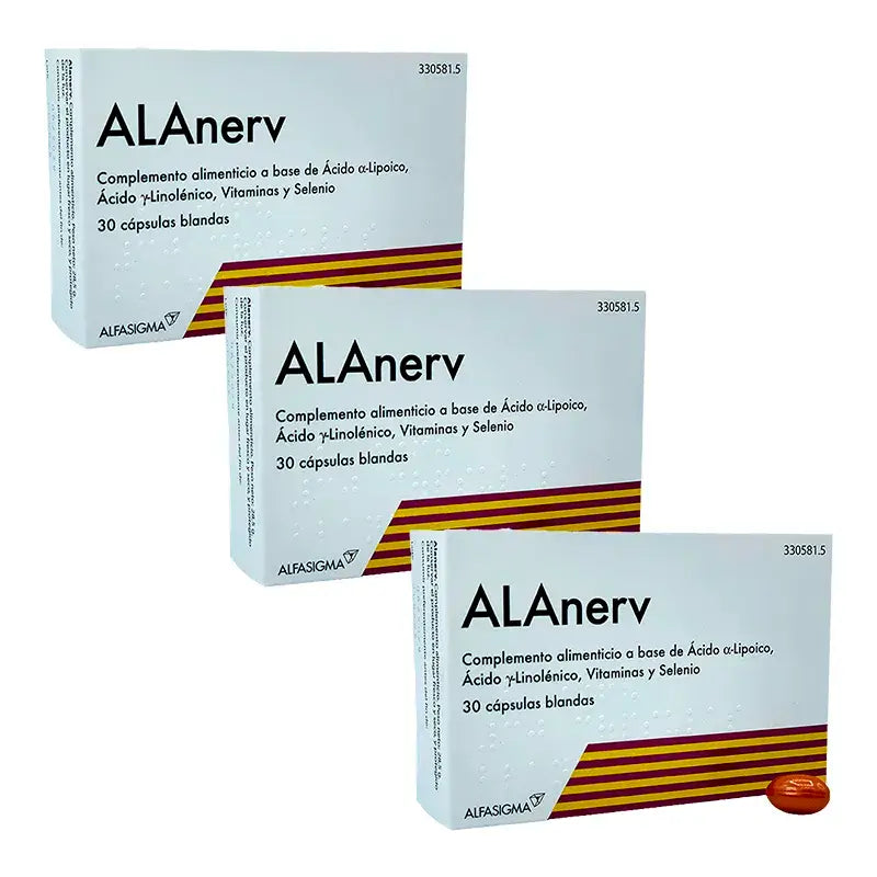 ALAnerv Pack 3 X 30 capsule molli