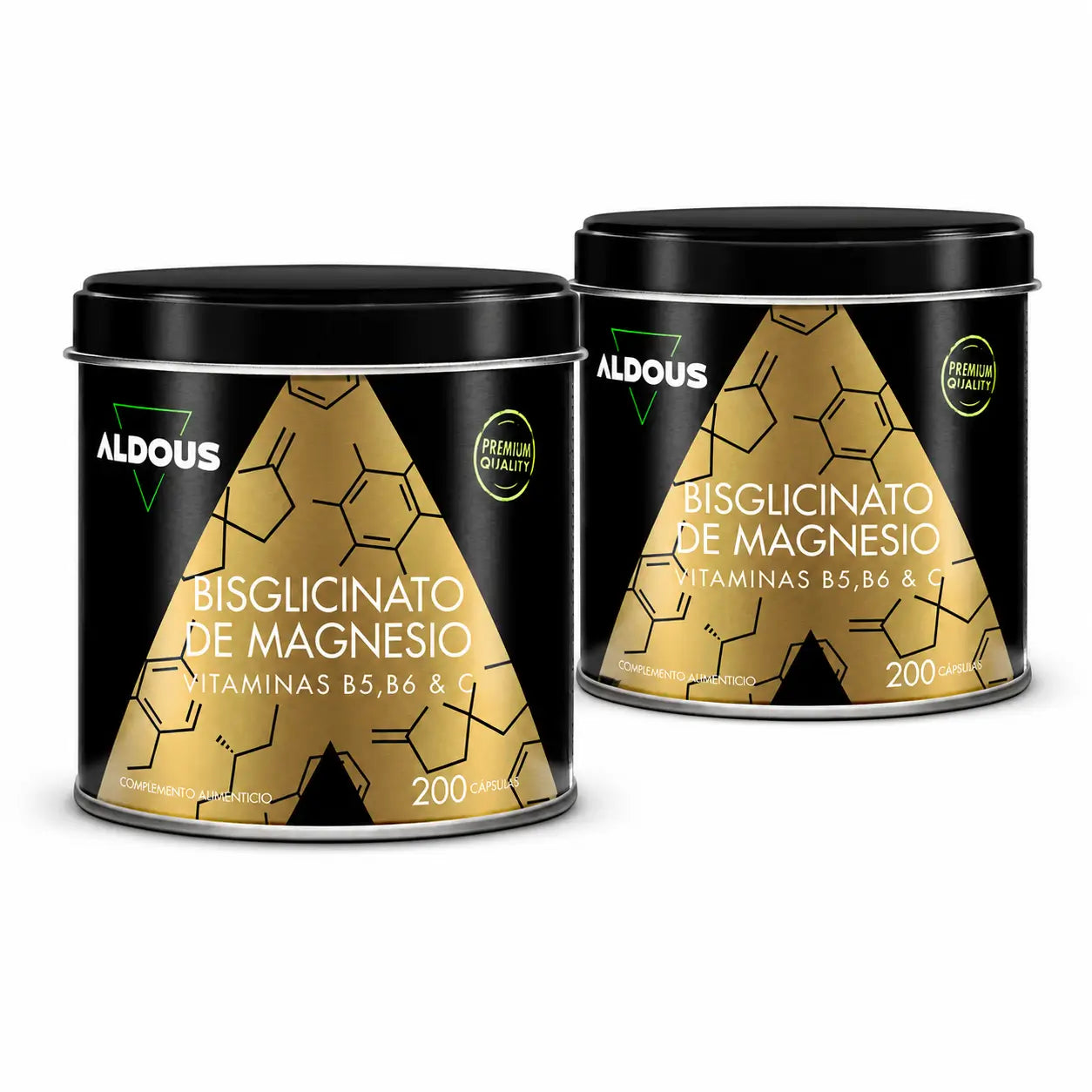 Aldous Bio Bisglicinato , 200 Capsule , confezione da 2