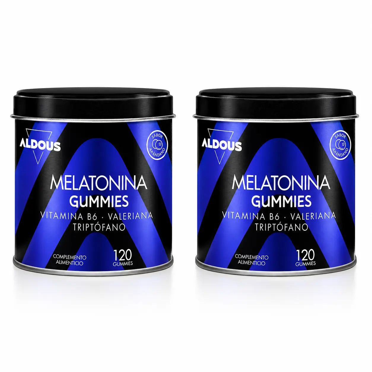 Aldous Bio Melatonin , 120 Gomme, confezione da 2