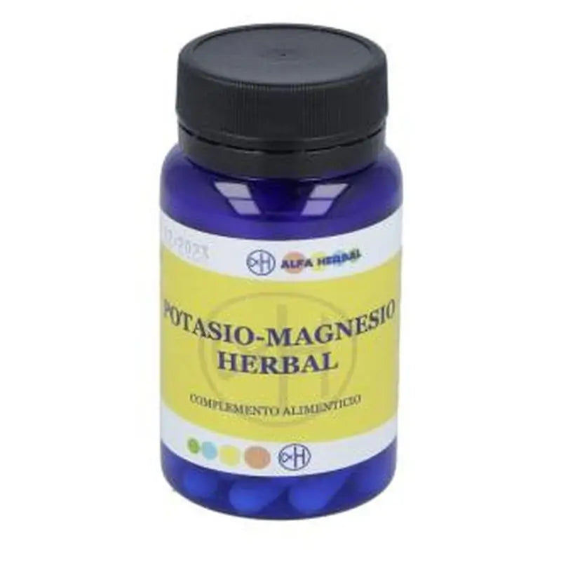 Alfa Herbal Potasio - Magnesio 60 Cápsulas
