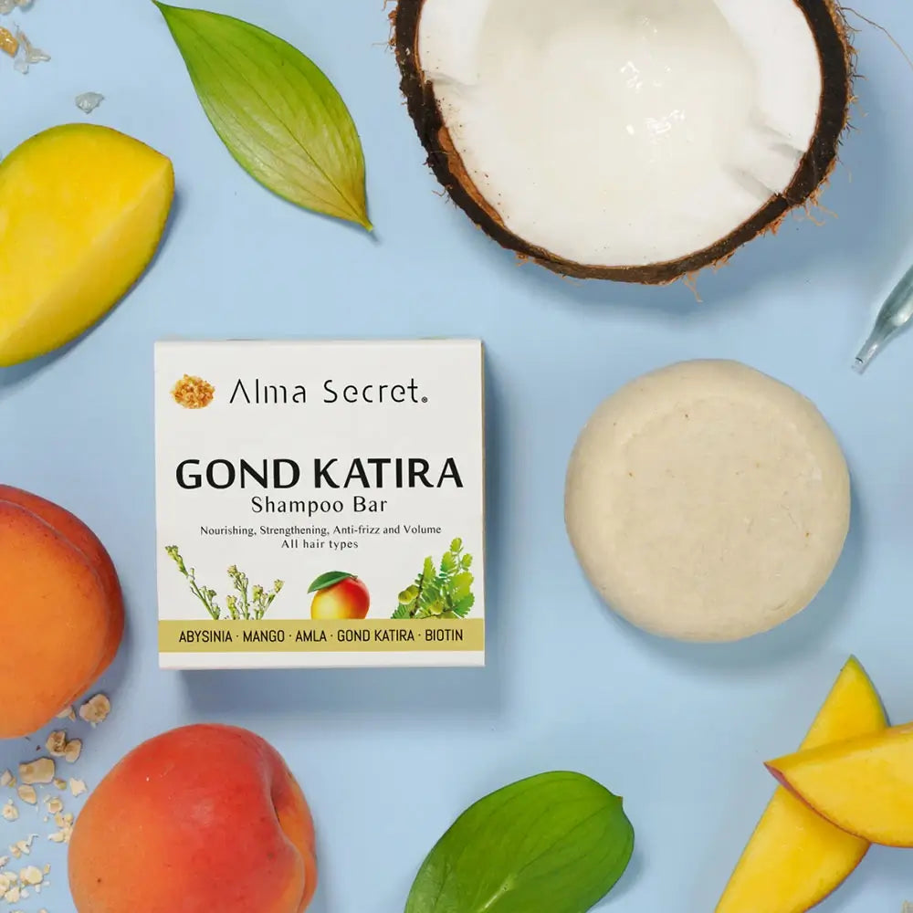 Alma Secret Gond Katira Shampoo solido (rinforzante, idratante, anticrespo)