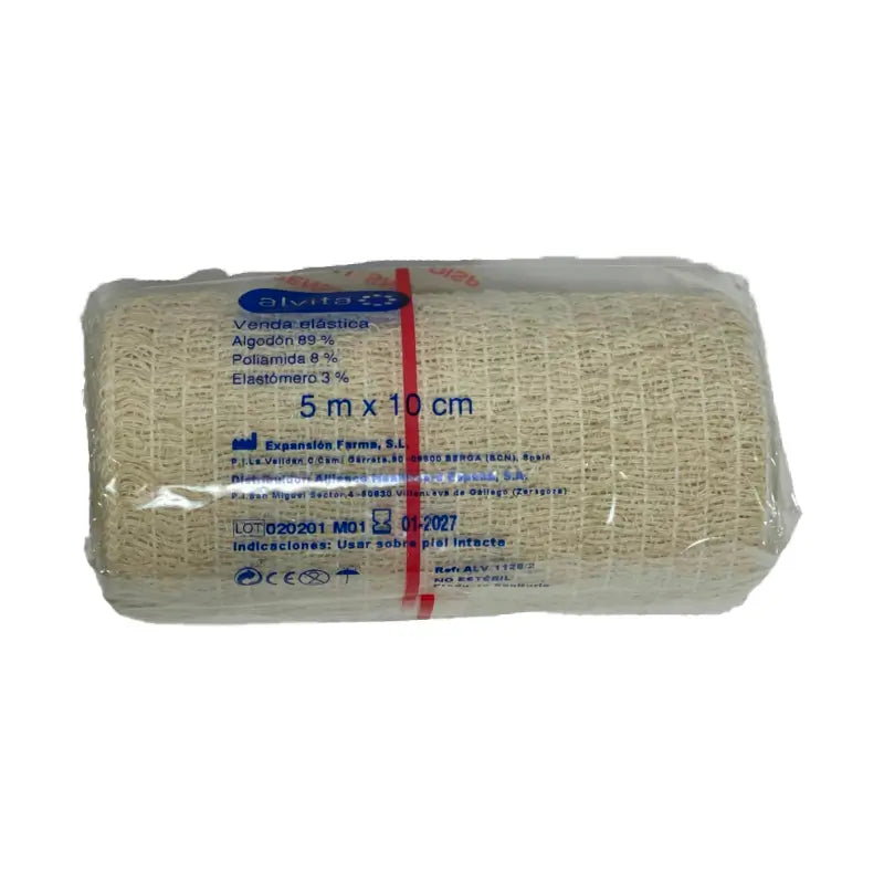 Alvita Hydrophilic Gauze Bandage, 5 m x 10 cm