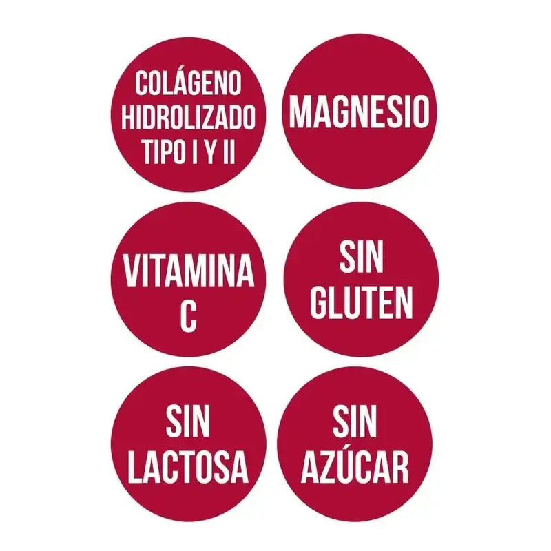 Ana Maria Lajusticia Collagene con Magnesio + Vit.C Polvere al gusto di fragola Doypack, 3x350 grammi