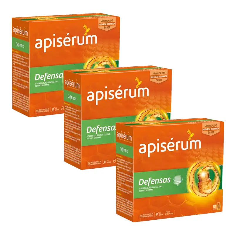 ApiSérum Triplo Defensas Fiale bevibili 3 x 18 unità