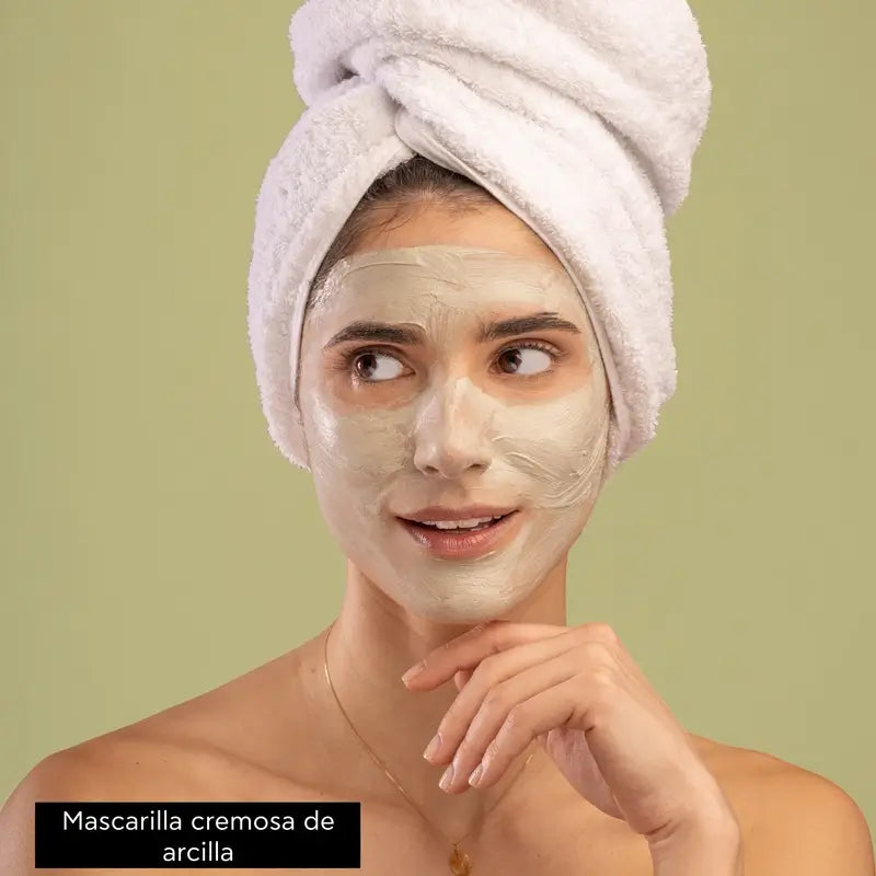 APIVITA Maschera viso di pulizia profonda con argilla verde 2 unità x 8 ml