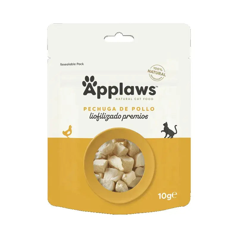 Applaws Cat Snack Petto di pollo liofilizzato, 12x10 grammi