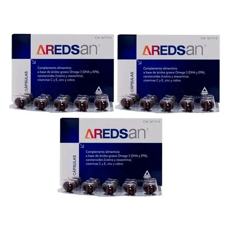 Aredsan, Confezione 3 x 60 Capsule