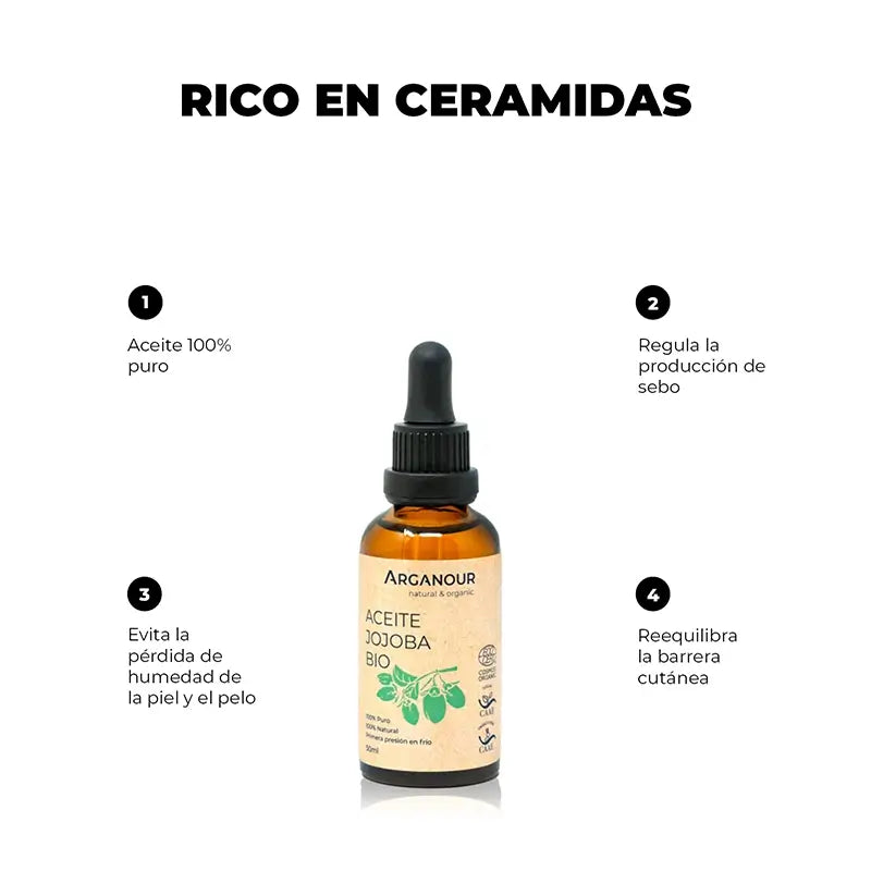 Olio vegetale di arganour Olio di jojoba, 50 Ml