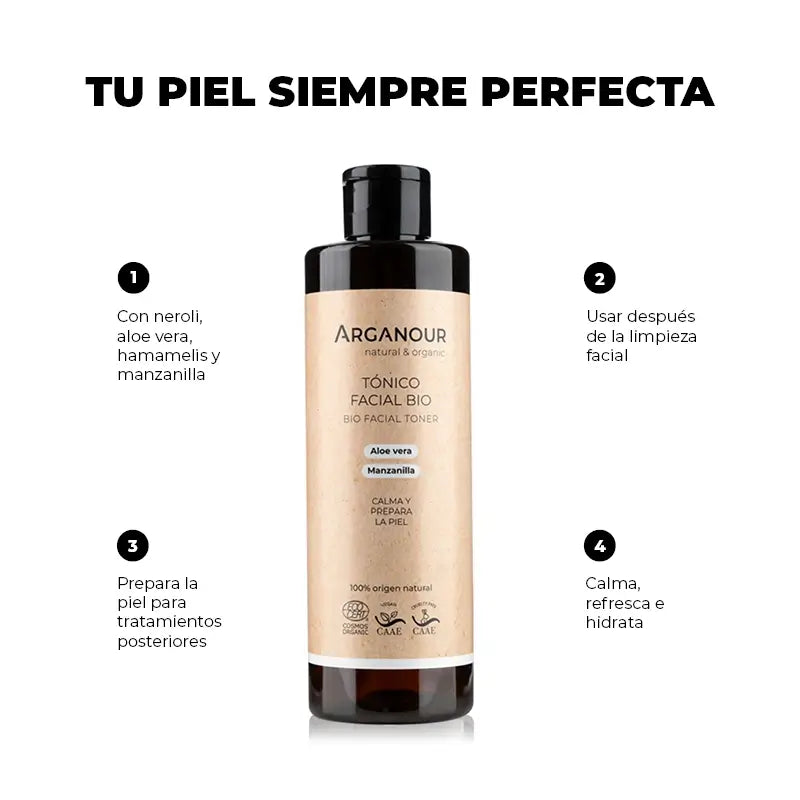 Tonico viso Arganour, 250 Ml