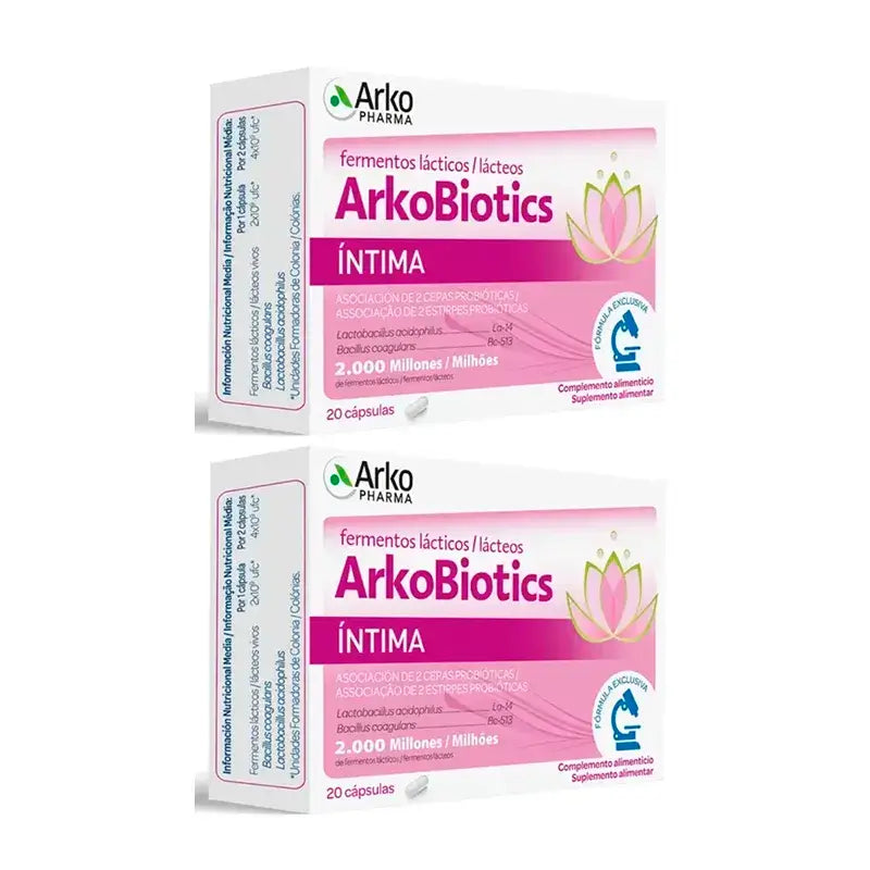Arkopharma Arkobiotics Intima, 2 x 20 capsule