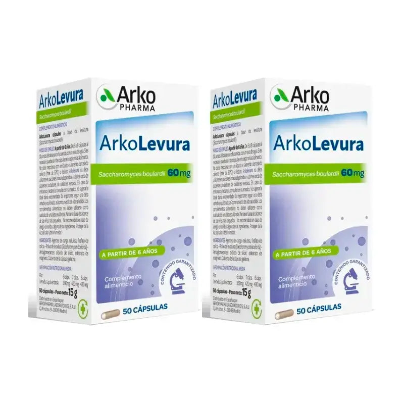 Arkopharma Arkolevura Saccharomyces Boulardii, 2X50 Capsule
