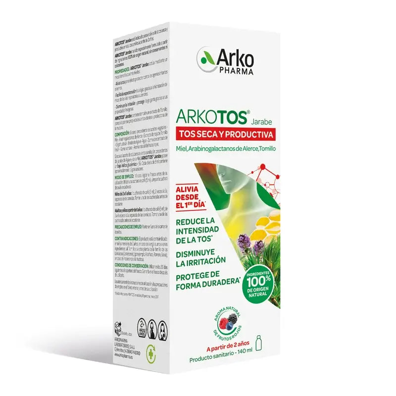 Arkopharma Arkotos Cough Dry and Productive, 140ml