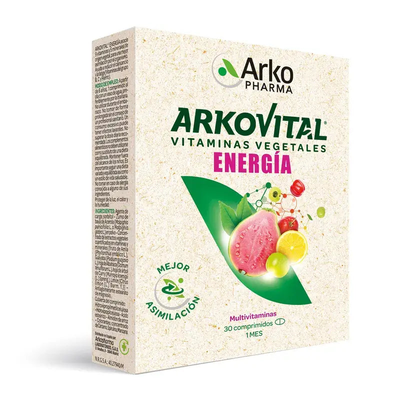Arkovital Energia 30 Tablets - Arkopharma