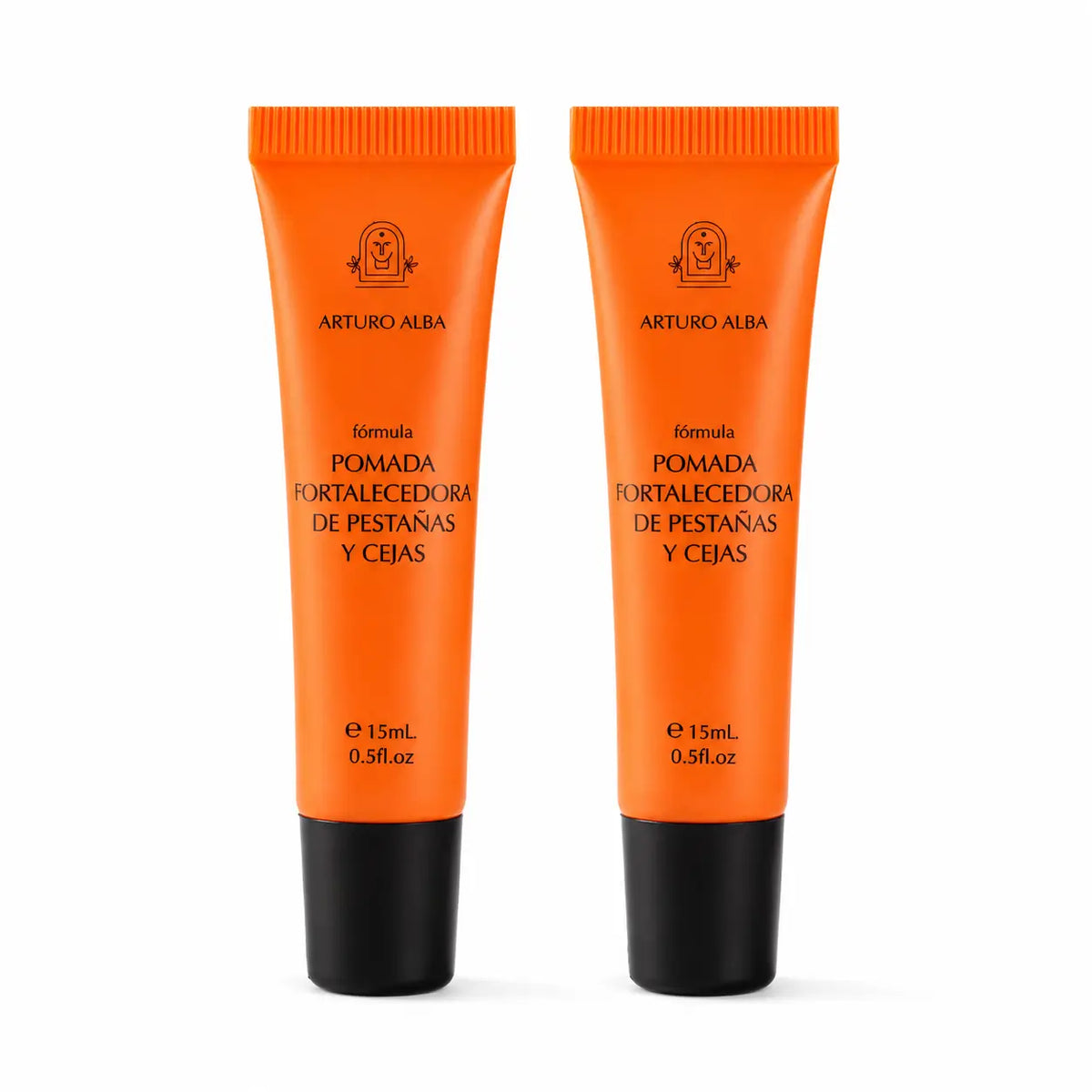 Arturo Alba Pomata rinforzante per ciglia e sopracciglia, 15 ml, confezione da 2