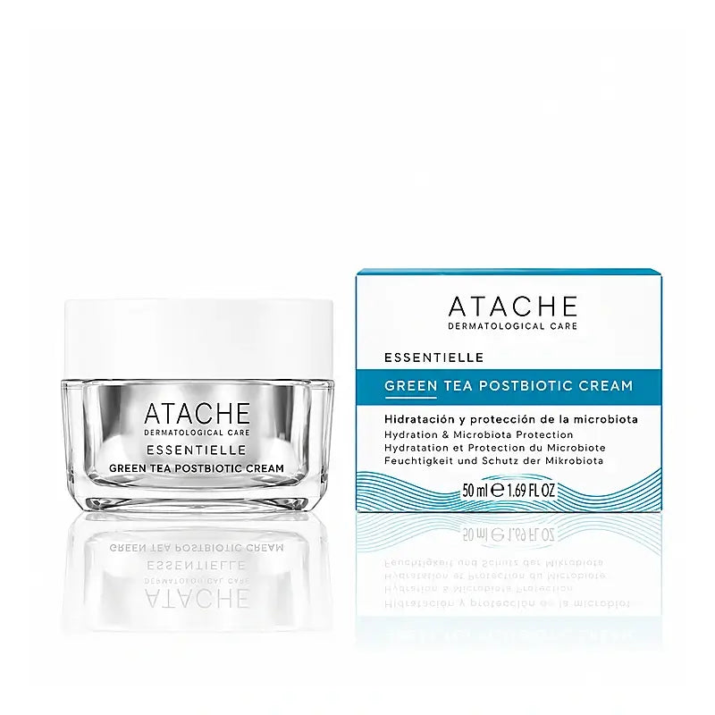 Atache Essentielle Crema postbiotica al tè verde, 50 ml