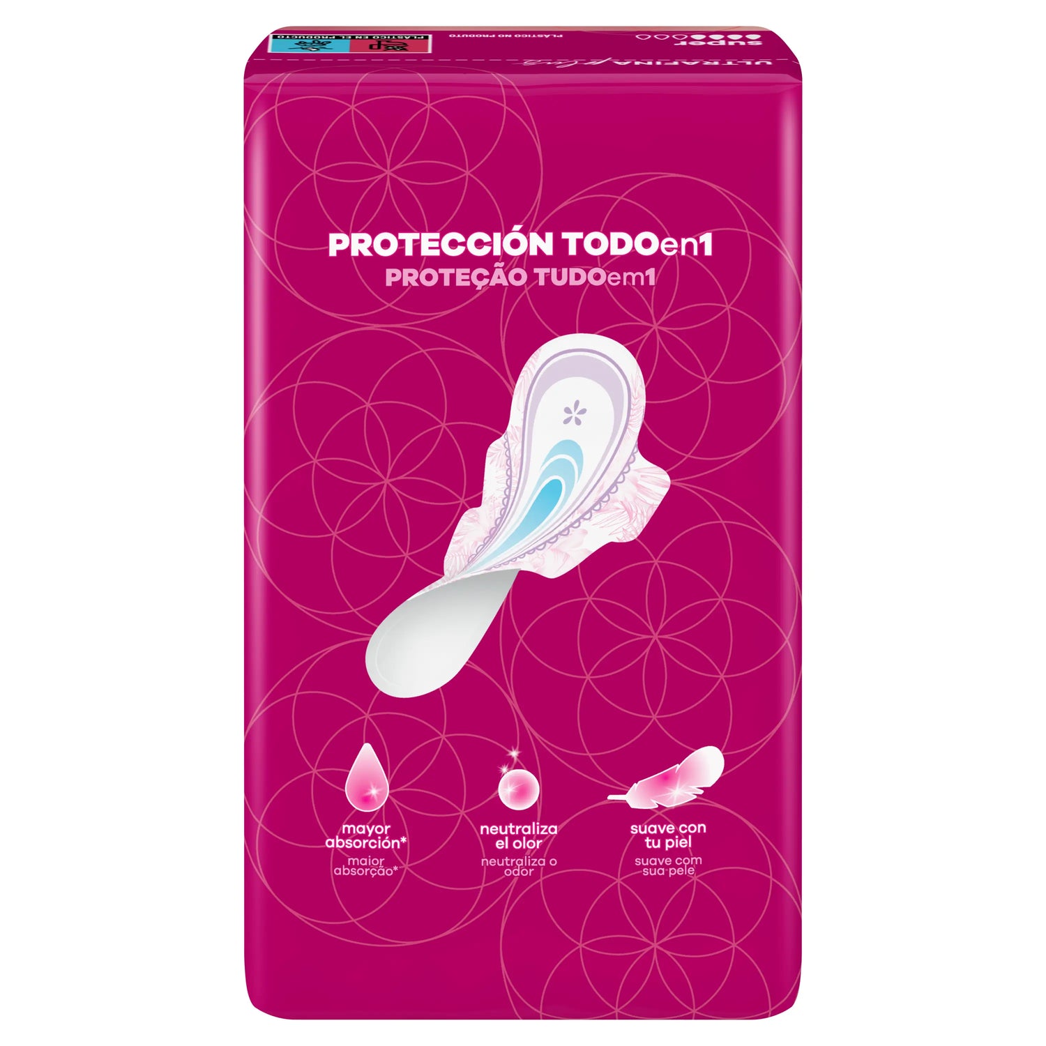 Ausonia Pads con ali ultrafini Plus Super , 14 unità