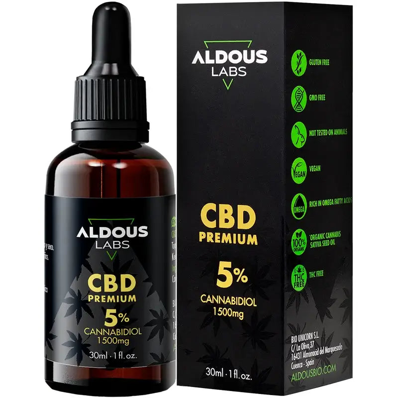 Aldous Labs Olio di CBD 5% 30 ml Isolato