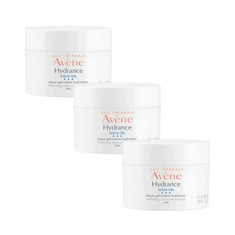 Avène Hydrance Aqua Gel Crema, 3X50 Ml