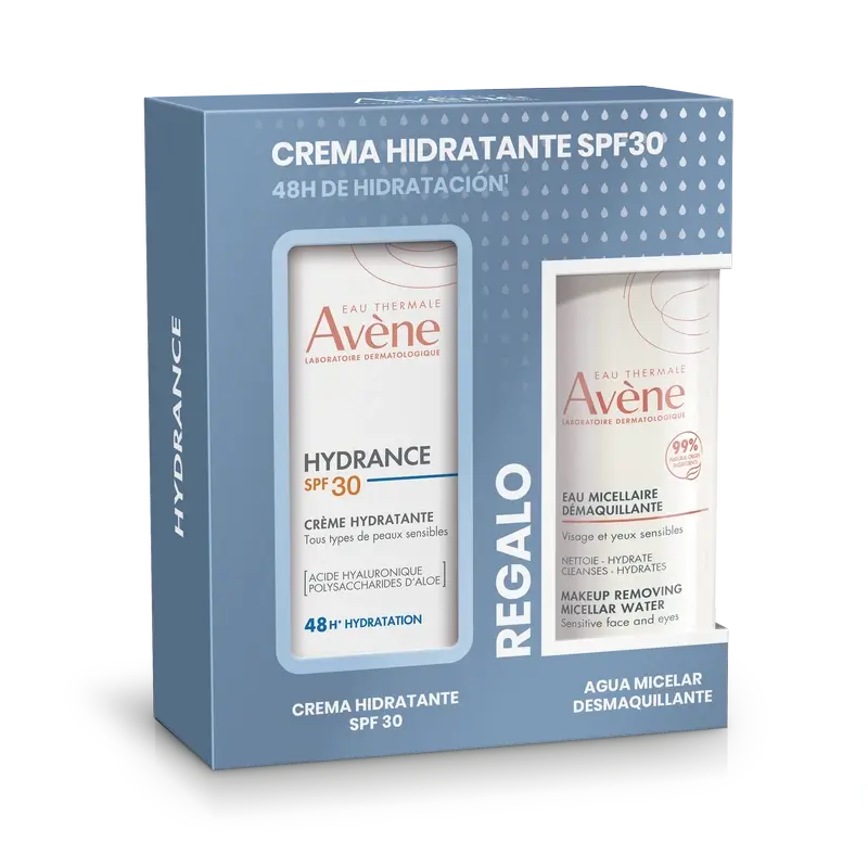 Avene Hydrance Pack Crema idratante Spf30 40 Ml+ Acqua micellare 100Ml in omaggio