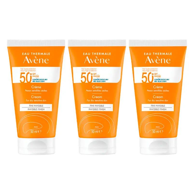 Avène Crema solare Spf 50+, 3 x 50 ml