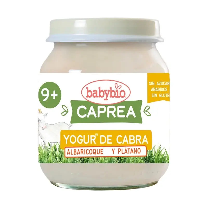 Babybio Caprea Yogurt di capra all'albicocca e alla banana , 130 g
