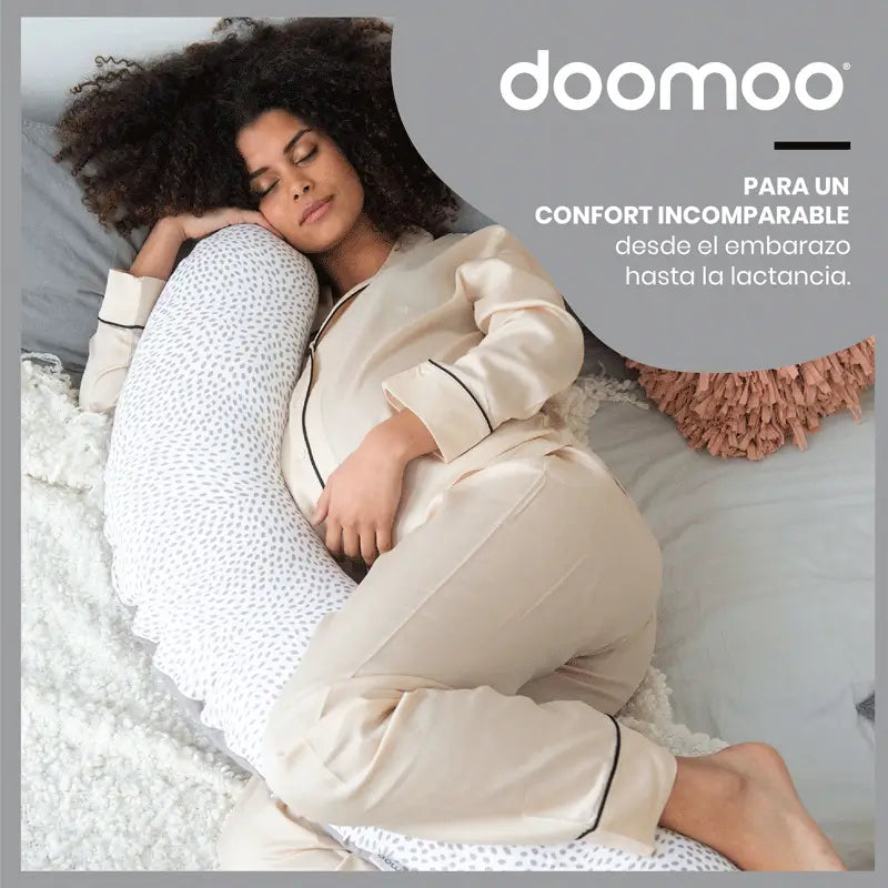 Babymoov Cuscino Gravidanza e Allattamento Doomoo Risotto Taupe
