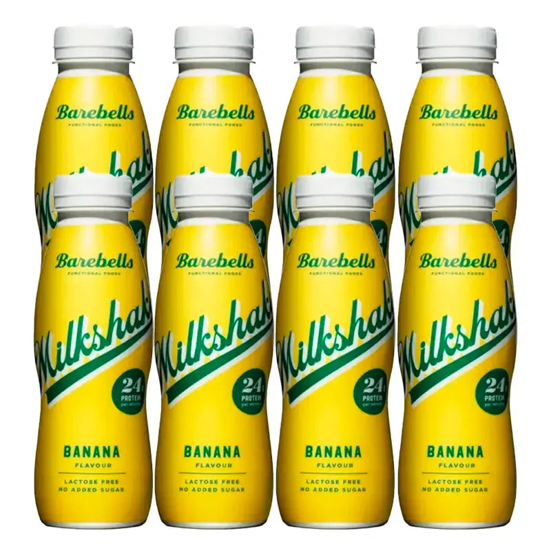 Barebells Milkshake Banana, Confezione 8 x 330 ml