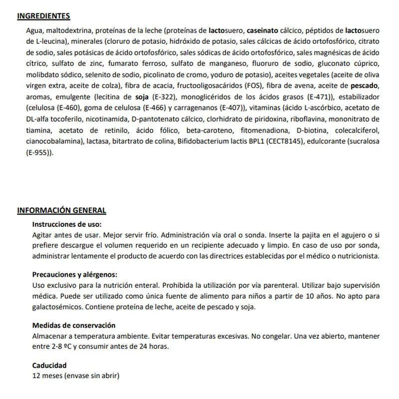 Bariatric Bi1 Bificare Vaniglia 200 Ml , 36 brik